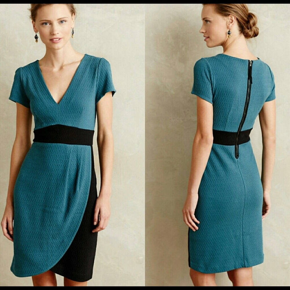 Anthropologie Maeve Splitshade Tulip Hem Dress